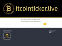 bitcointicker.live Webseite Vorschau