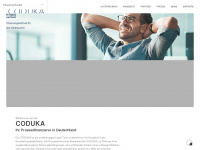 coduka.de Webseite Vorschau