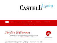 castell-shopping.ch Webseite Vorschau