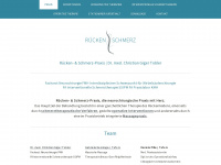 rueckenundschmerz.ch Webseite Vorschau