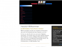 bbm-metallbau.ch Webseite Vorschau