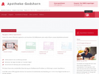 apotheke-godshorn.de Webseite Vorschau