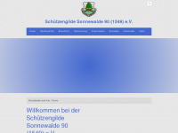 schuetzengilde-sowa.de Webseite Vorschau