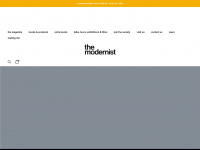 the-modernist.org Webseite Vorschau