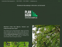 planbaum-baumpflege.de Webseite Vorschau