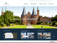 becker-steuerberatung.com Webseite Vorschau