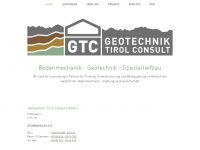 geotechniktirol.at Webseite Vorschau