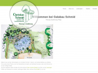 galabau-schmid.de Webseite Vorschau