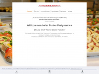 partyservice-stuber.de Webseite Vorschau