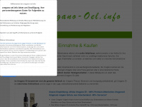 oregano-oel.info Webseite Vorschau