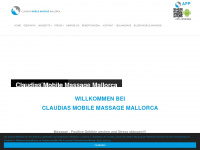 claudias-massage-mallorca.com Webseite Vorschau