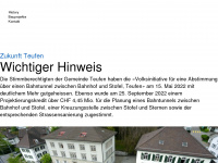 zukunft-teufen.ch Webseite Vorschau