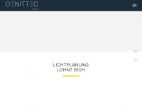 genittec-lights.de Webseite Vorschau