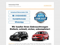 autoankauf-in-koeln.de.rs Webseite Vorschau