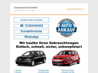 autoankauf-duesseldorf.de.rs Webseite Vorschau