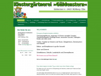 klostergärtnerei-mühlberg.de Webseite Vorschau