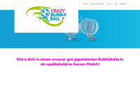 crazy-bubbleball.de Webseite Vorschau