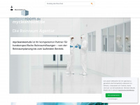 mycleanroom.de Webseite Vorschau