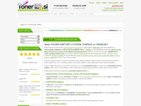 toner123.si Webseite Vorschau
