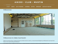 aikido-club-mustin.de Webseite Vorschau