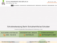 schuldnerberatungberlin24.de Webseite Vorschau