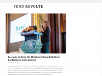 foodrevolte.de Webseite Vorschau