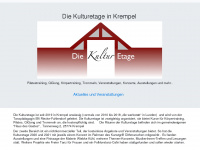 kulturetage.info Webseite Vorschau