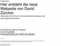 davidzuercher.ch Webseite Vorschau