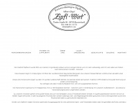 zipflwirt.com Webseite Vorschau