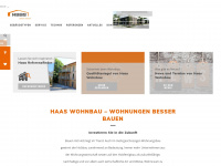 haas-wohnbau.at Webseite Vorschau