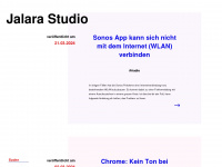 jalara-studio.de Webseite Vorschau