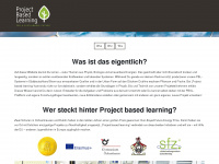 project-learning.eu Webseite Vorschau