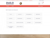 druck.ch Webseite Vorschau