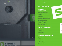 summer-metalltechnik.at Webseite Vorschau