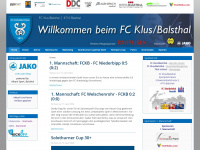 fc-klus-balsthal.ch Webseite Vorschau
