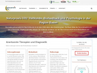 naturpraxis-hitz.ch Webseite Vorschau