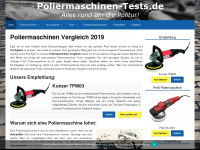 poliermaschinen-tests.de Webseite Vorschau