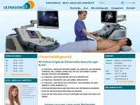 ultrasono.cz Webseite Vorschau