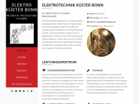 elektro-kuester.com Webseite Vorschau