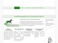 ausbildungszentrum-greenland-ranch.de Webseite Vorschau