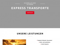 klemenz-transporte.com Webseite Vorschau