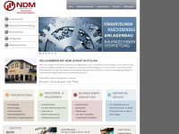 ndm-group.de Webseite Vorschau