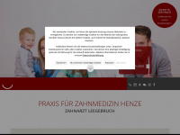 zahnmedizin-henze.de Webseite Vorschau