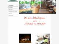 dorfteichcafe.de Webseite Vorschau