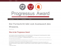 progressus-award.ch Webseite Vorschau