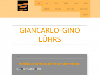 giancarlo-gino-luehrs.de Webseite Vorschau
