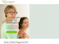 osteopathie-nuesser.de Webseite Vorschau