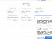 xprofan.net Webseite Vorschau