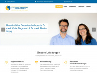 hausarzt-koenigsbrunn.de Webseite Vorschau