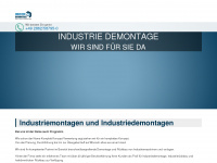 industrie-demontage.de Webseite Vorschau